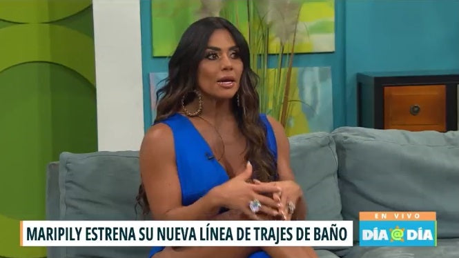 Maripily Rivera presenta su nueva colección de trajes de baño 2023