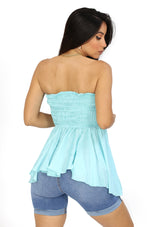 1F-Y-21210 Light Blue Blusa de Mujer