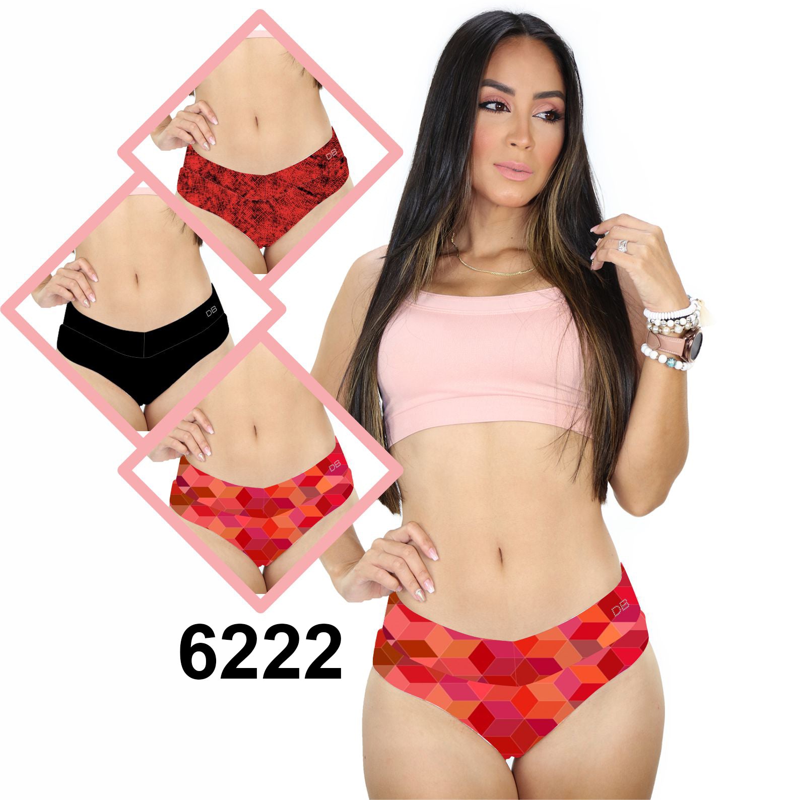 DB-6222 Smooth Hipster Panty by Dear Body