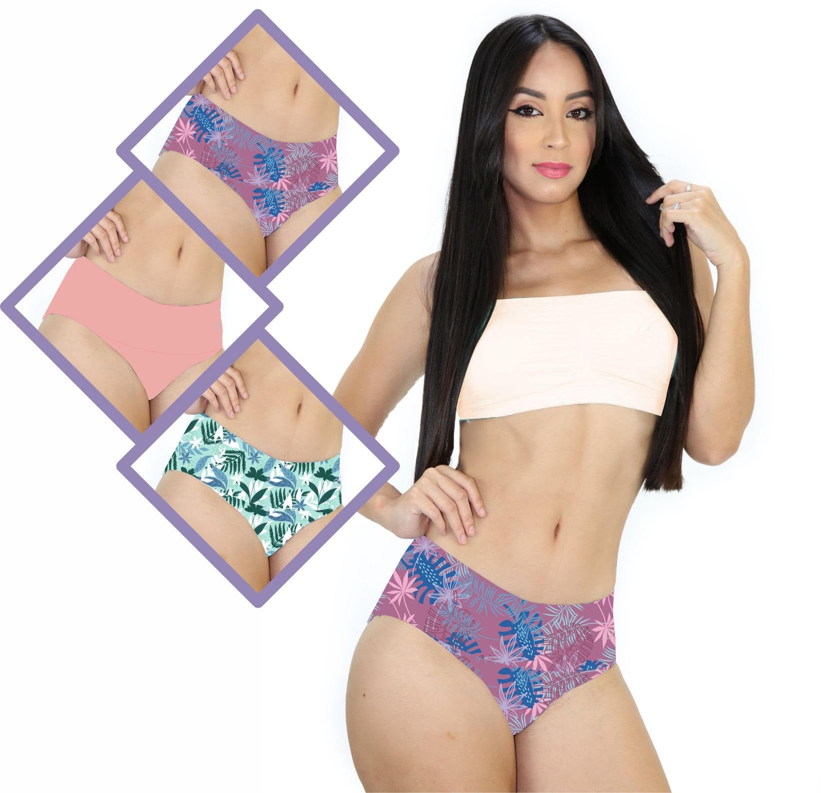 DB-6253 Smooth Belt Hipster Panty by Dear Body