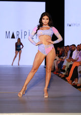 MRPSW6553 Traje de Baño Manga Larga de 1 pieza by Maripily Rivera