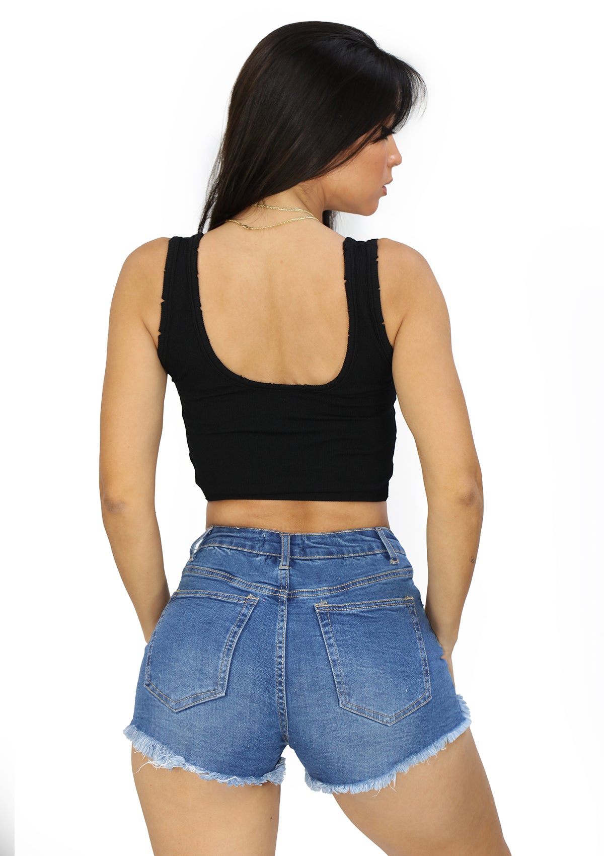 ANW-52884 Black Top de Mujer