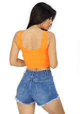 ANW-52884 Orange Top de Mujer