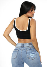 ANW-54987 Black Top de Mujer