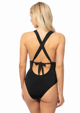 BJP1932-3 Black Traje de Baño de 1 pieza