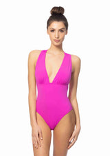 BJP1932-4 Pink Traje de Baño de 1 pieza