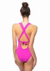 BJP1932-4 Pink Traje de Baño de 1 pieza