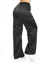 BL-BP-05717 Black Pantalón Cargo de Mujer