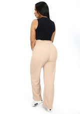 BL-BP-05735 Beige Pantalón de Mujer