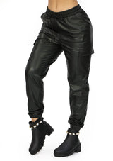 BLBP05757 Black Pantalón Cargo de Mujer