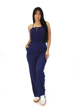 BL-BP-08037 Navy Jumpsuit de Mujer