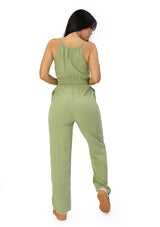 BL-BP-08037 Olive Jumpsuit de Mujer
