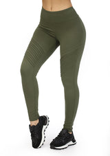 CH-5H-1662 Green Leggings Deportivo de Mujer