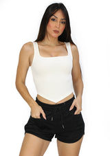 CH-CH-8916 Off White Blusa de Mujer