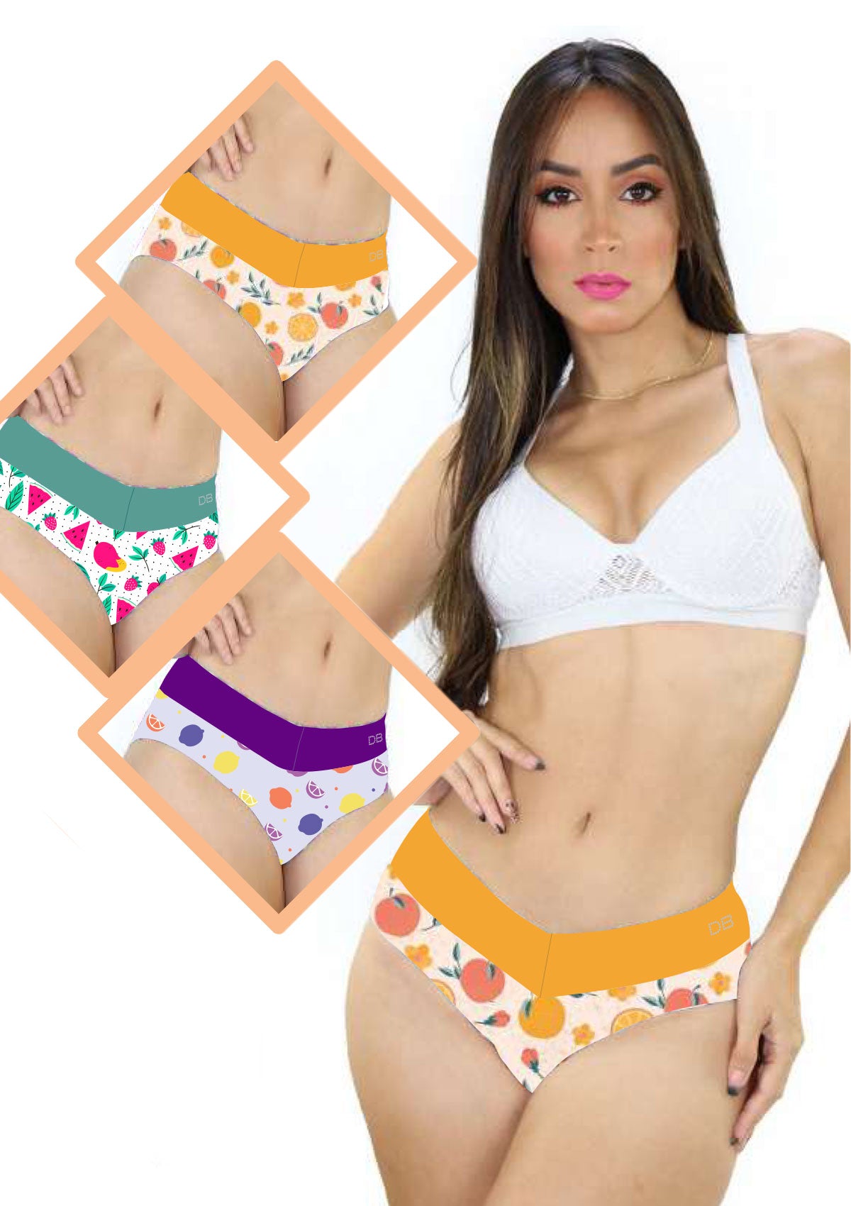 DB-6204 Smooth Hipster Panty by Dear Body