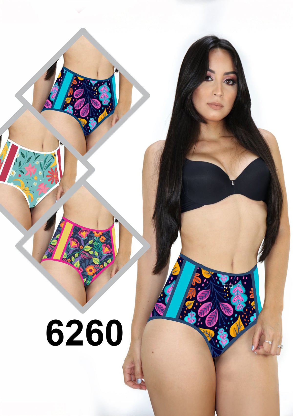 DB-6260 High Waist Panty by Dear Body