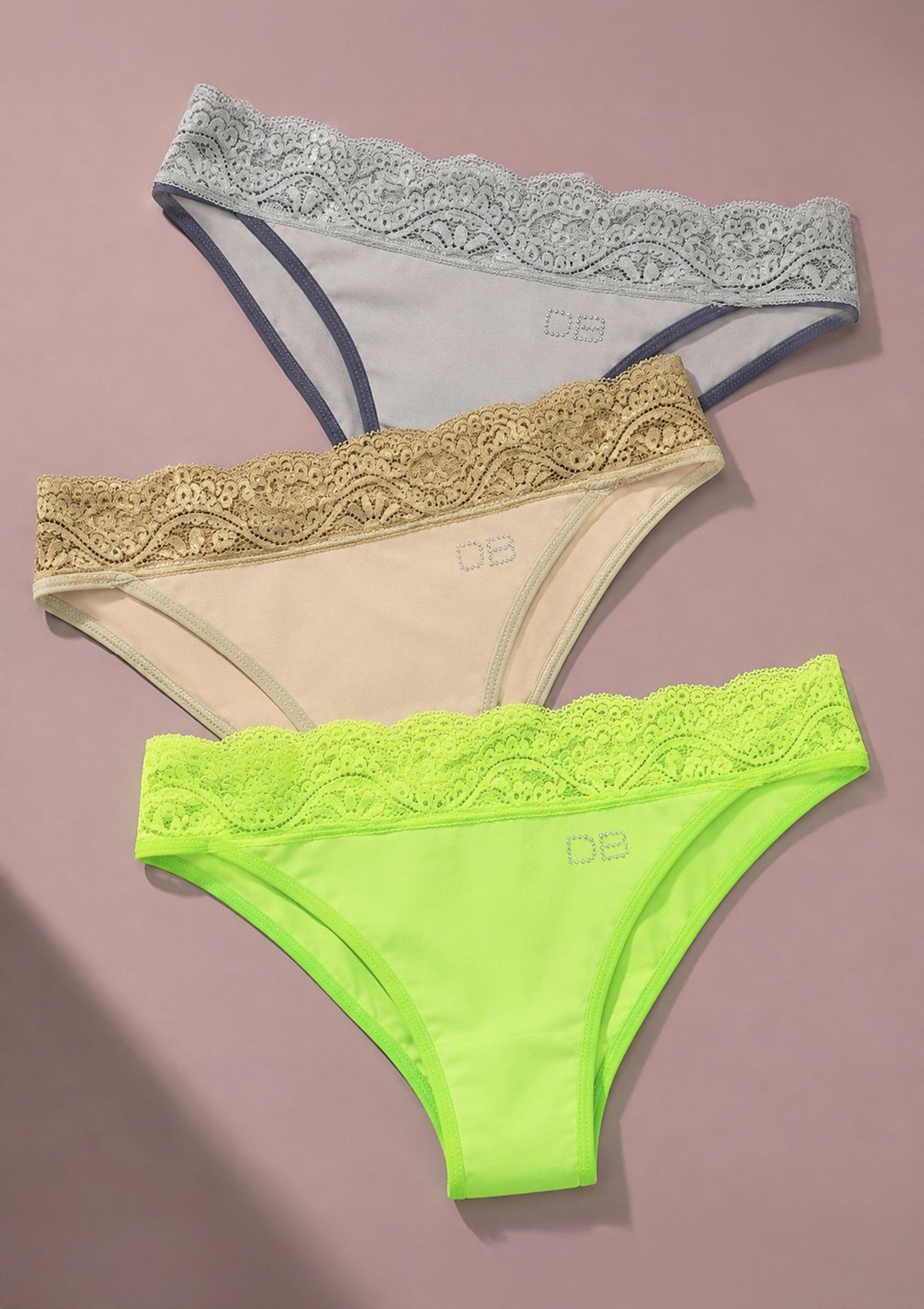 DB-6286 Lace Thong by Dear Body
