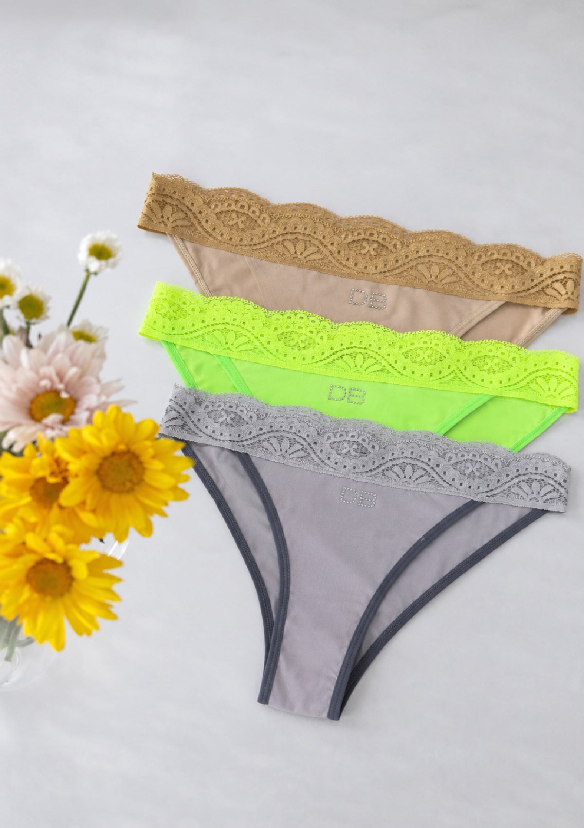 DB-6286 Lace Thong by Dear Body
