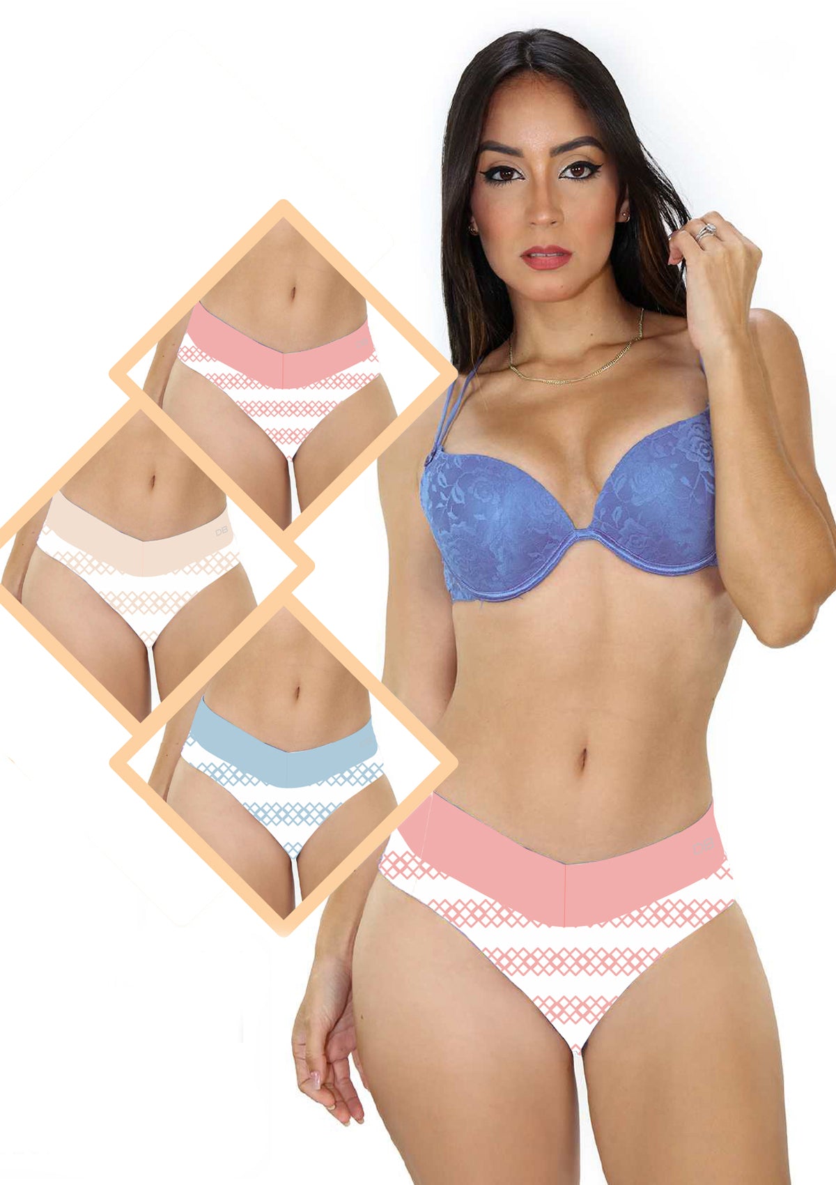 DB-6287 Smooth Hipster Panty by Dear Body