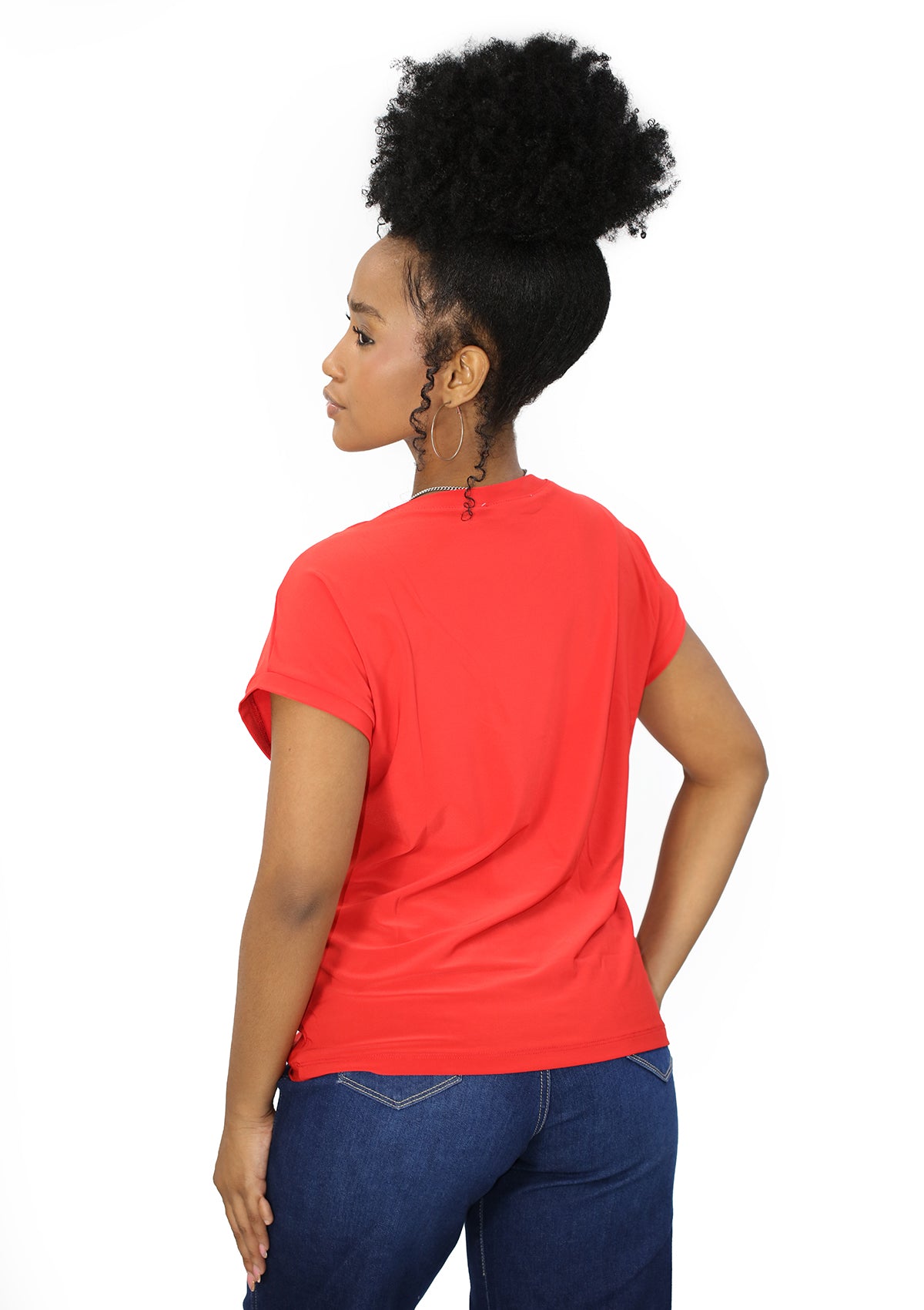 DN-A-4409-T Red Blusa de Mujer