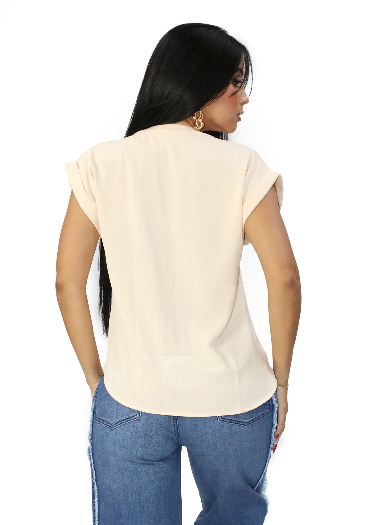 DN-A-5446-T Beige Blusa de Mujer