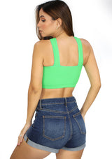 DY-1207 Green Top de Mujer