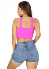 DY-1217 Fuchsia Top de Mujer