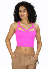 DY-1225 Fuchsia Top de Mujer