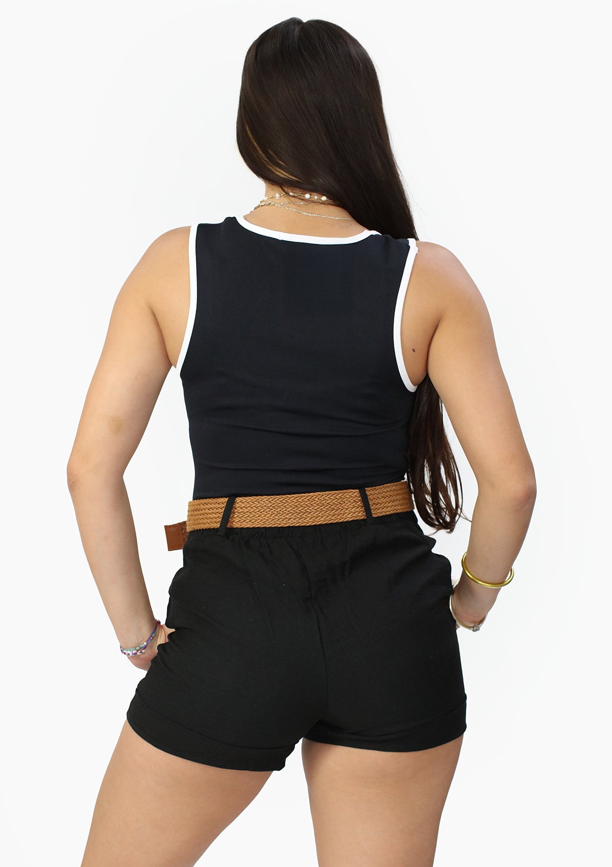 DY-1348 Black Top de Mujer