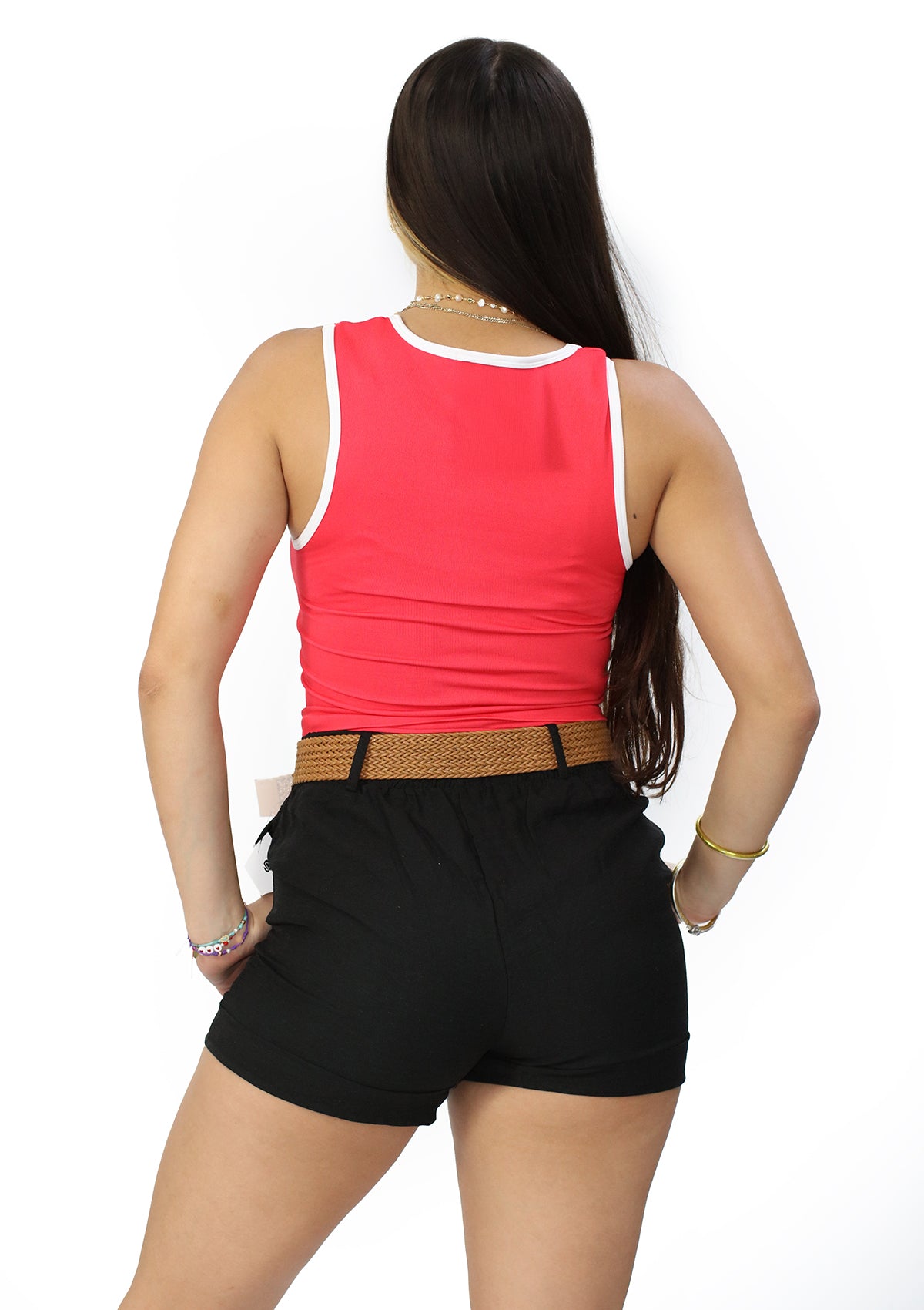 DY-1348 Red Top de Mujer