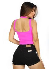 DY-1420 Fuchsia Top de Mujer
