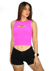 DY-1420 Fuchsia Top de Mujer