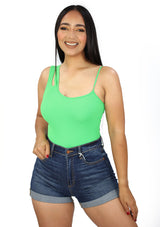 DY-1421 Green Bodysuit de Mujer
