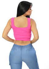 DY-2015 Fuchsia Top de Mujer