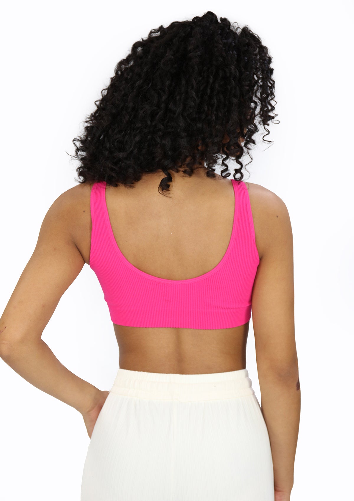 DY-373 Fuchsia Cami Bra Top (Sport Bra) de Mujer