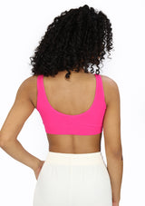 DY373 Fuchsia Cami Bra Top (Sport Bra) de Mujer