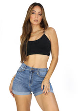 DY-D-6007 Black Sport Bra de Mujer