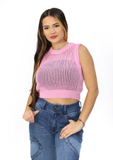 DZ-24-A482 Pink Blusa de Mujer