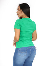 EV-N-894 Green TShirt de Mujer