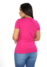 EV-N-894 Fuchsia TShirt de Mujer