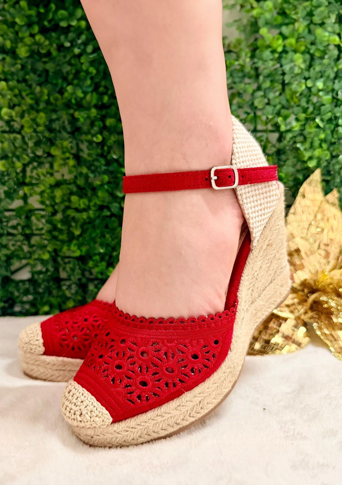 FL-CERTAIN-24 Red Women Shoes