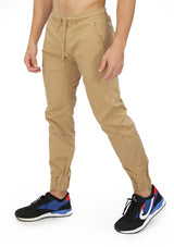 HB1231 Khaki Jogger Pants for Men