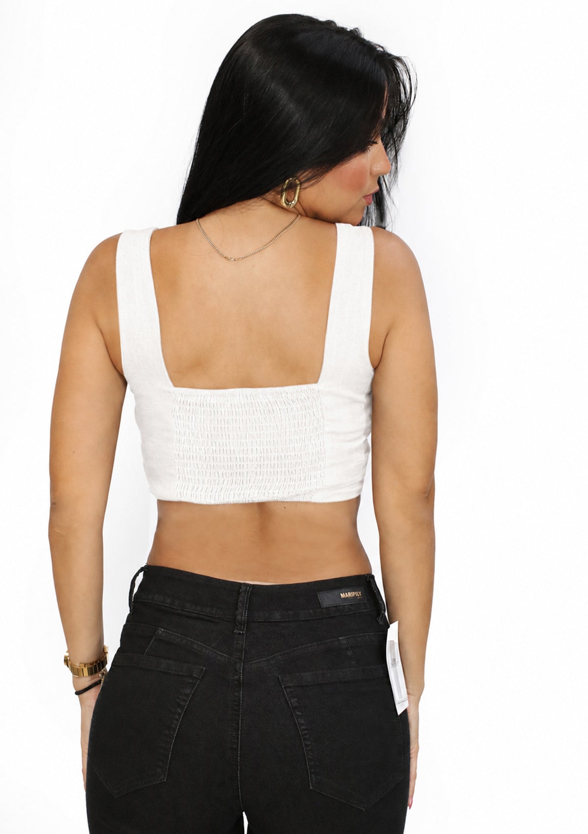HF-26A-445 Off White Blusa de Mujer