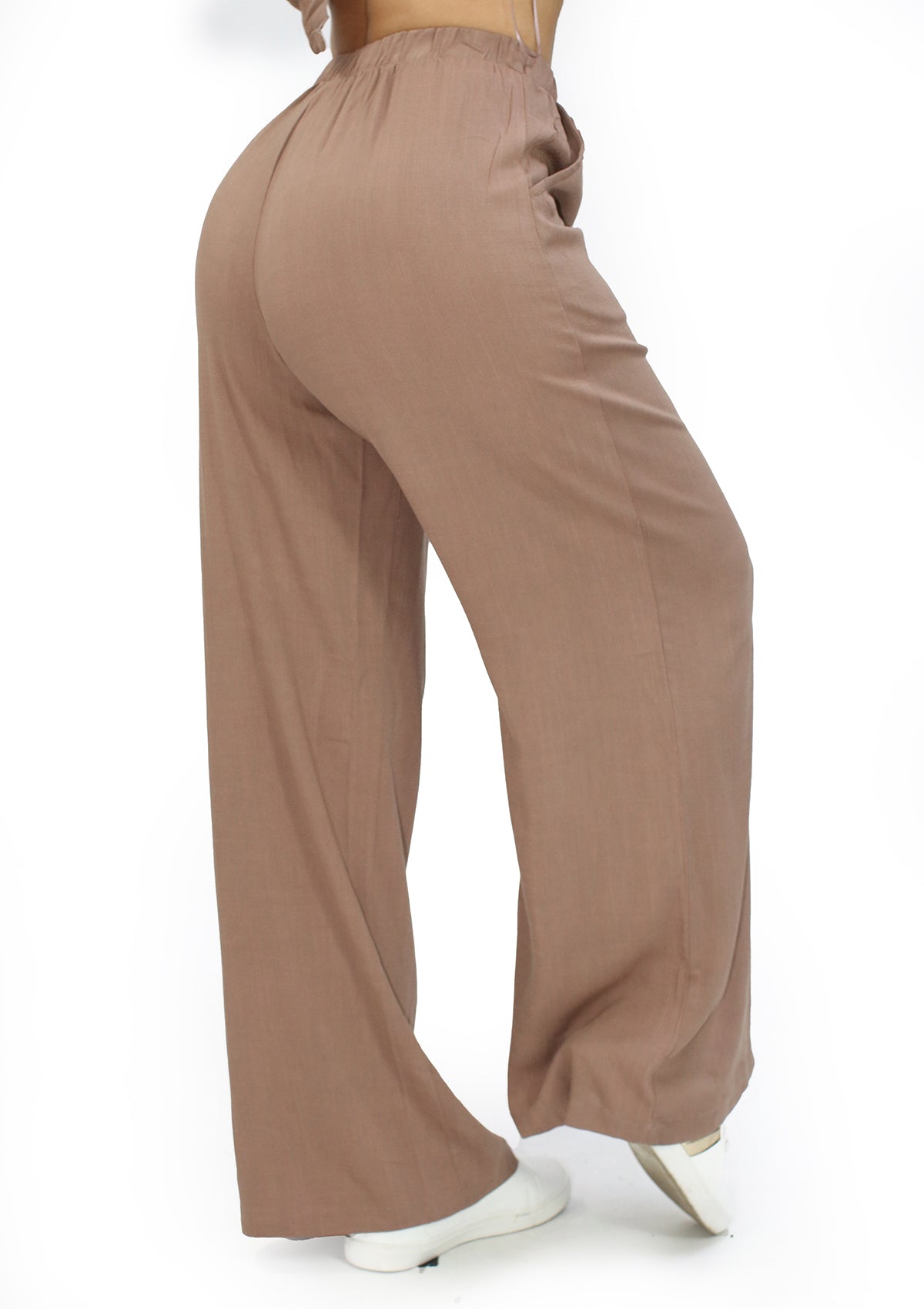 HM-ST-0970P Mocha Pantalon de Mujer