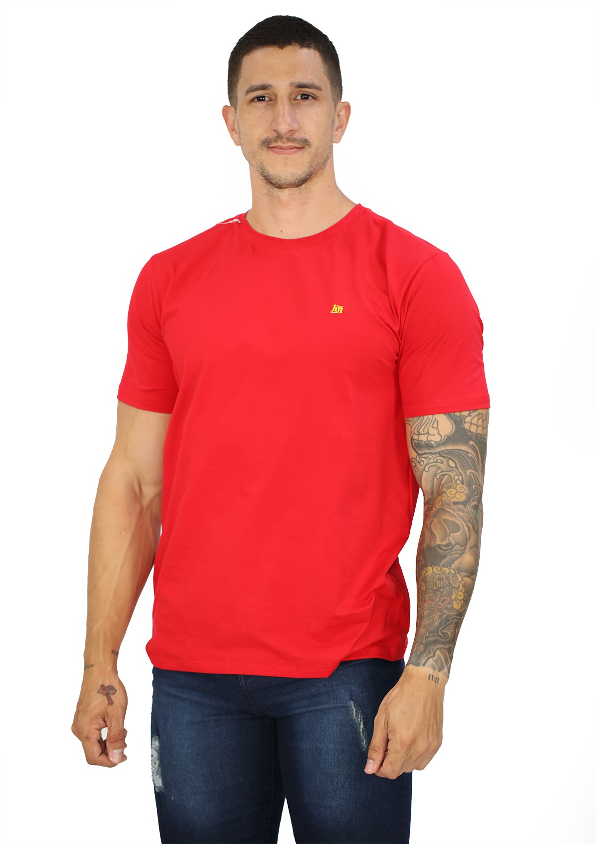 HN-04365 Red Men's T-Shirt by HN