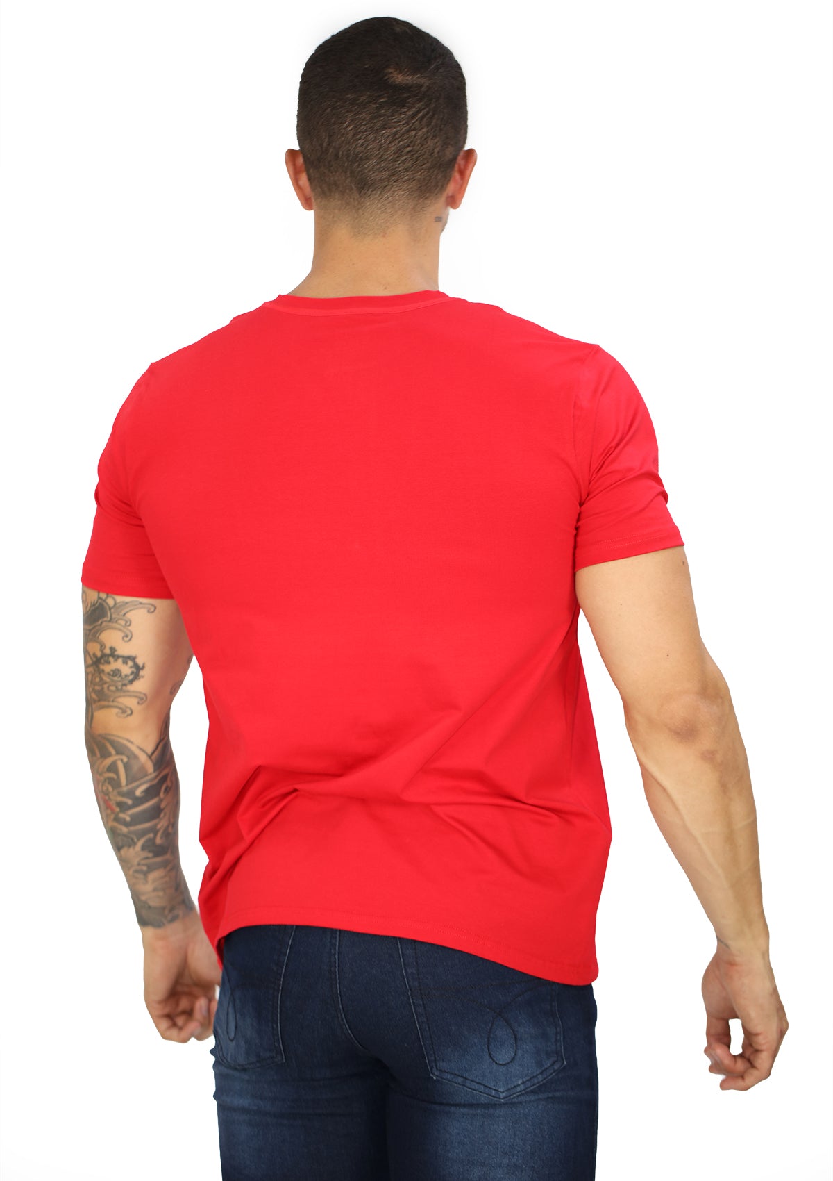 HN-04365 Red Men's T-Shirt by HN