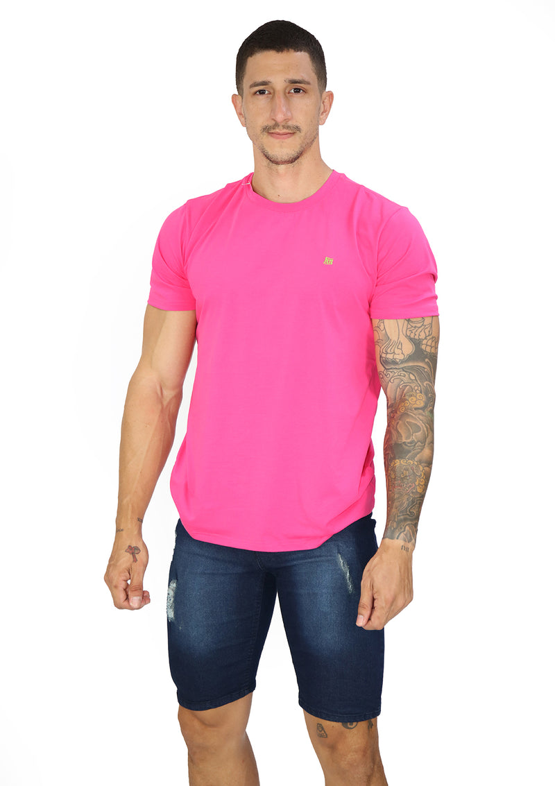 HN04368 Fuchsia Men's T-Shirt by HN