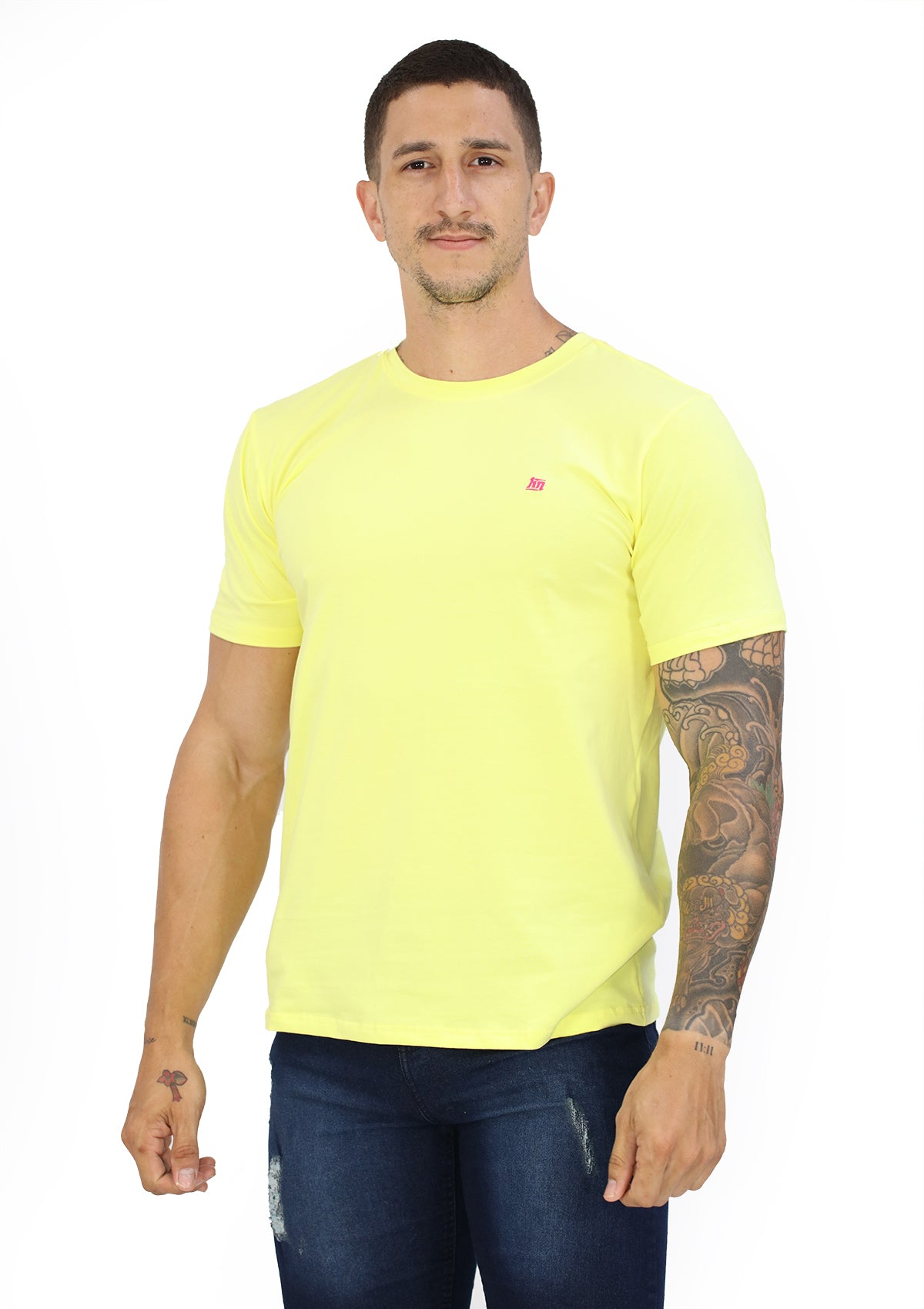 HN-04370 Yellow Men's T-Shirt by HN