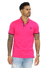 HN04390 Fuchsia Mens Polo by HN
