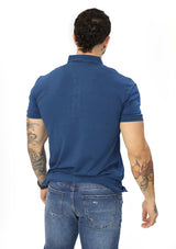 HN-04481 Blue Mens Polo by HN